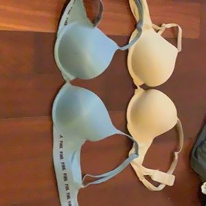 Victoria’s Secret pink bras